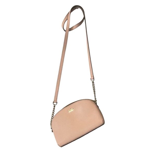 Kate‎ Spade New York Pink Leather Crossbody Bag With Gold Chain - Picture 8 of 9
